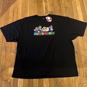 Men’s super Mario graphic tee size 4XB nwt